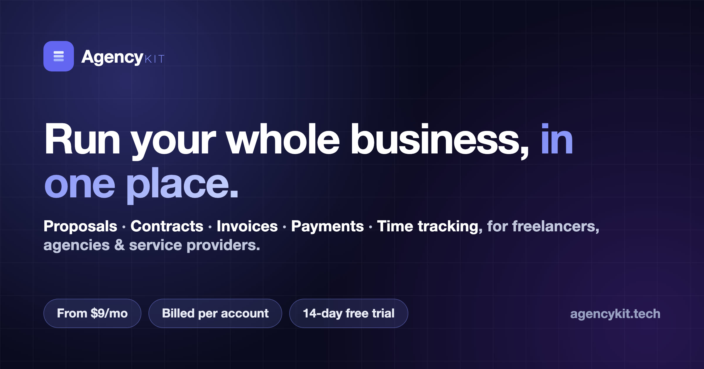 AgencyKit: Run Your Whole Business in One Place
